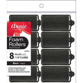 1064-ANNIE FOAM ROLLERS XL 8CT BLACK