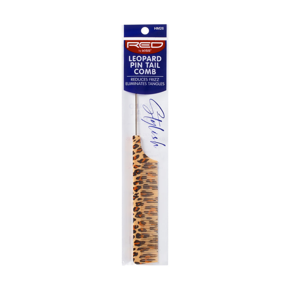 Leopard Pintail Comb
Reduces Frizz and Eliminates Tangles