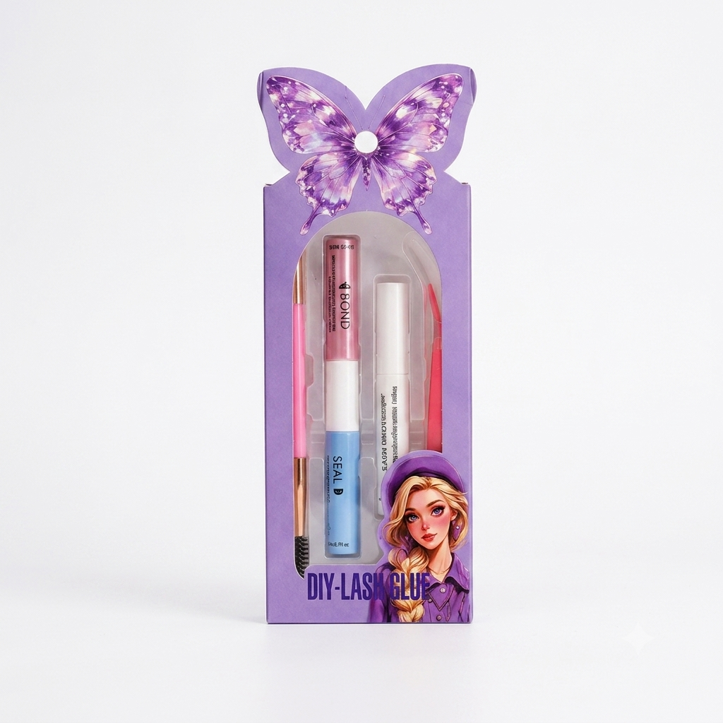 DIY Lash Glue Kit – Purple | Bond, Seal & Remover Set