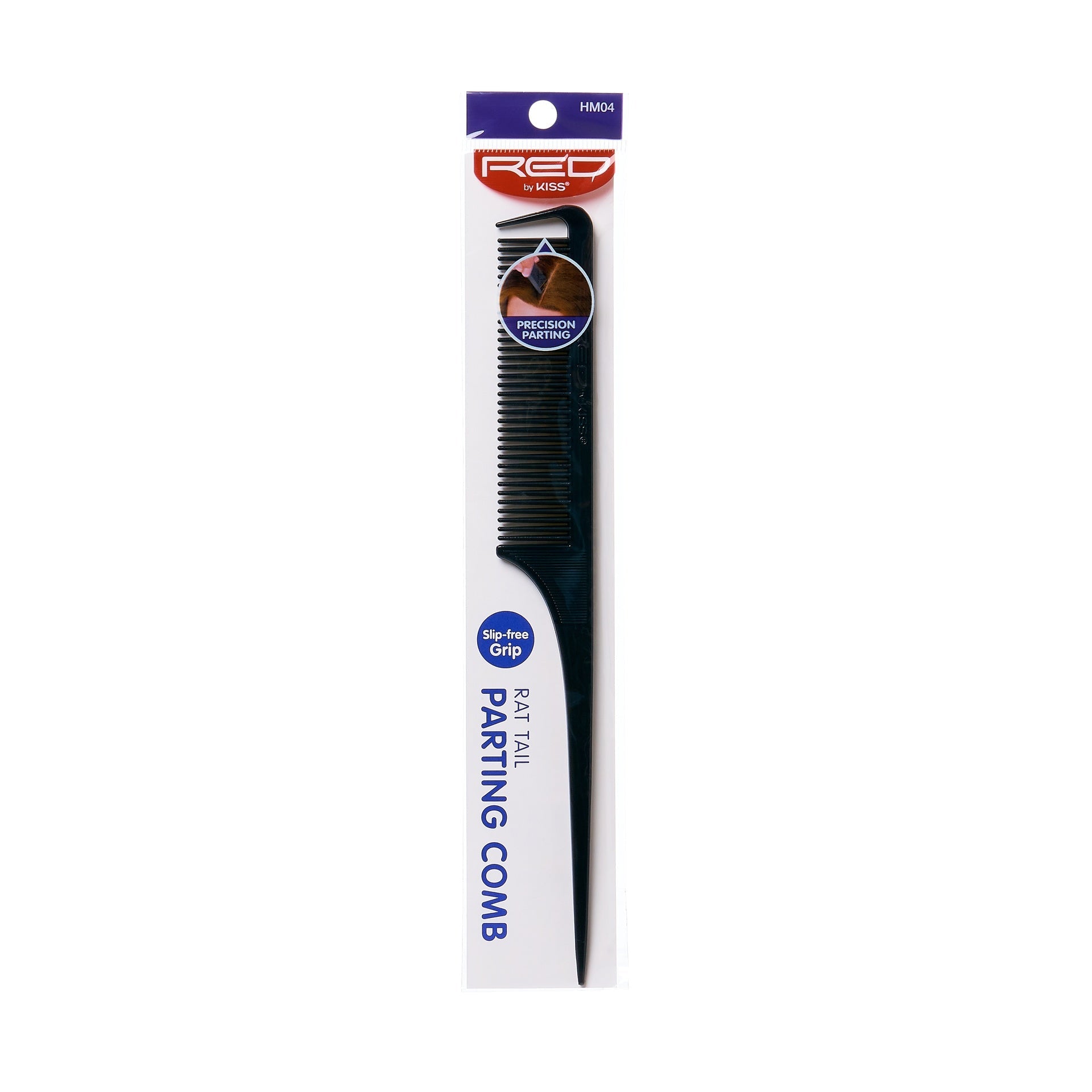 HM03-RED PARTING PIN TAIL COMB