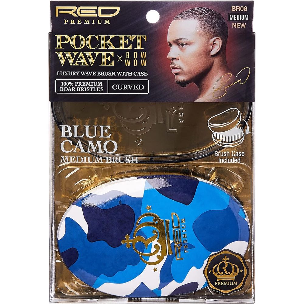 BR06-RPM DESIGNED POCKET BOAR BRUSH BLUE CAM