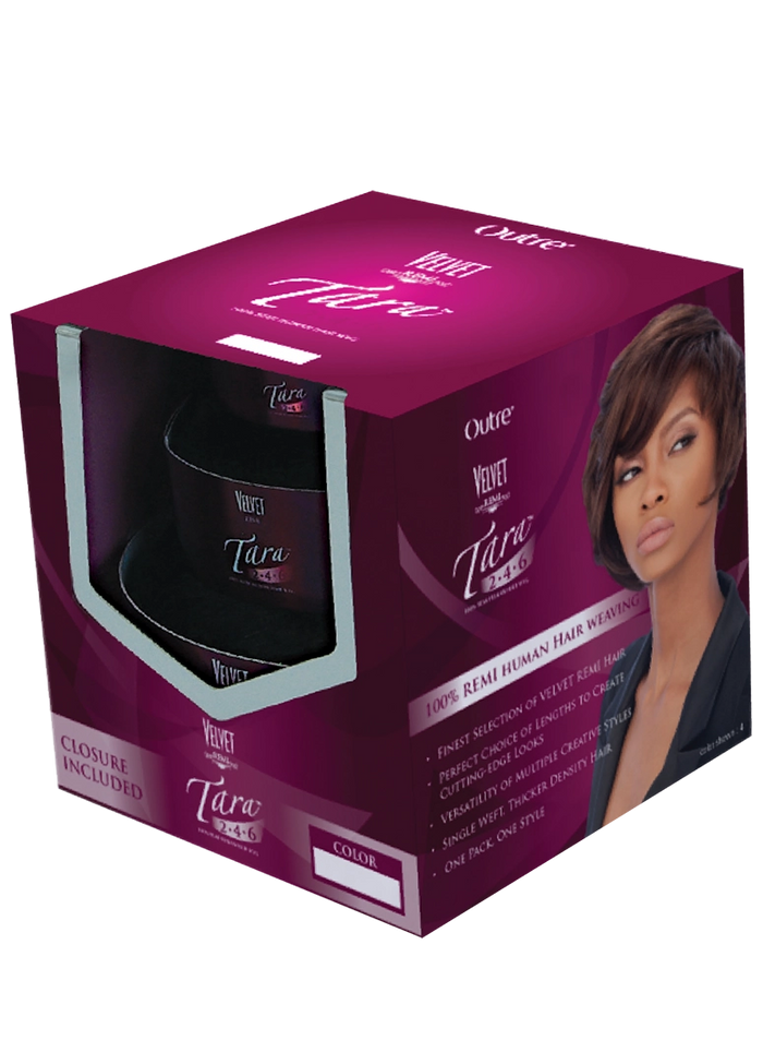 Outre Velvet Remi TARA 2-4-6 100% Remi Human Hair Weave