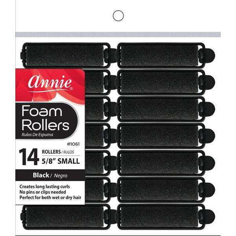 1061-ANNIE FOAM ROLLERS S 14CT BLACK