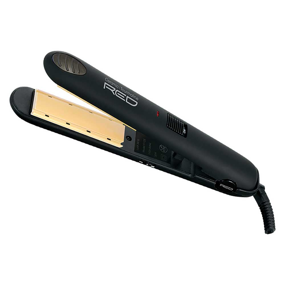 Red 1.25" Ceramic Flat Iron