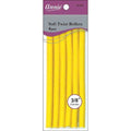 1200-ANNIE SOFT TWIST ROLLERS 7IN 6CT YELLOW