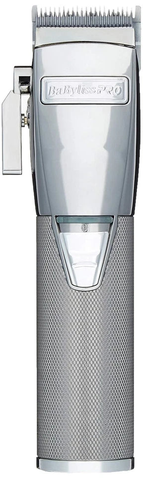BaBylissPRO Metal Cordless Clipper - Silver | FX870S